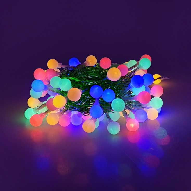 Dekorativne lampice 100 LED Multikolor ML-C2011 - dodatni pogled