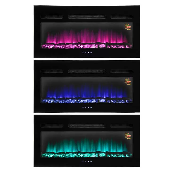 Električni ugradni multikolor kamin 2kW FKKI05