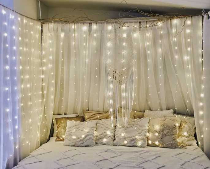 LED zavesa 1,7x2m sa 240 toplo belih dioda Multi-Effect Emos D3EW01 - dodatni pogled