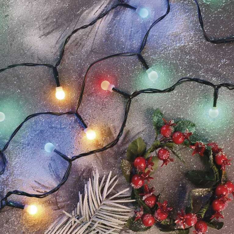 Multikolor lampice za spoljnu upotrebu Sa više režima rada 200 LED 20m Emos D5AM06 - dodatni pogled