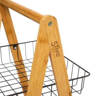 Kuhinjska Polica Merdevine Sa Točkićima - dodatni pogled