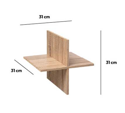 Pregrada - Uložak Za Mix n Modul Police 5Five MDF NATURAL - dodatni pogled