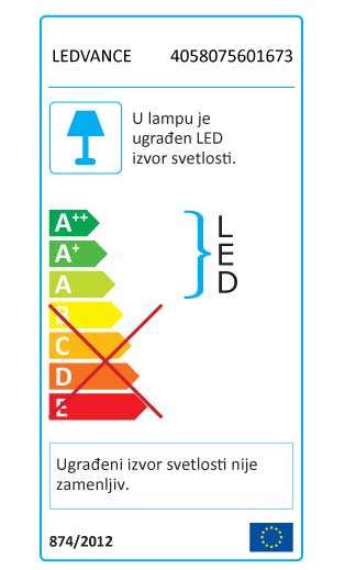 Vodootporna zidna LED lampa Strela 150cm 48W Ledvance Dnevna svetlost - dodatni pogled