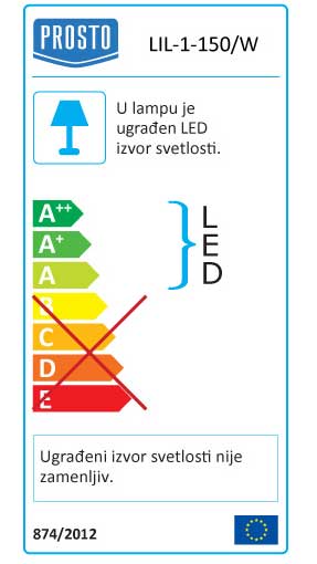 Vodonepropusna LED nadgradna lampa 150cm 45W Dnevna svetlost - dodatni pogled