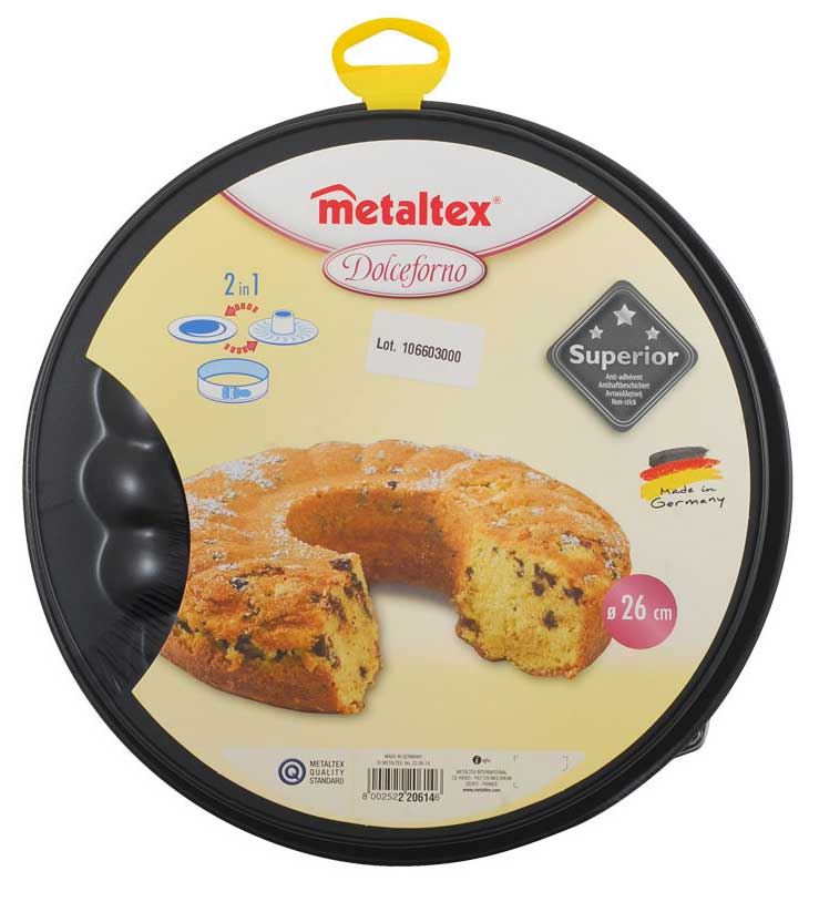 Kalup sa Mehanizmom i Dodatkom Za Kuglof Metaltex - dodatni pogled