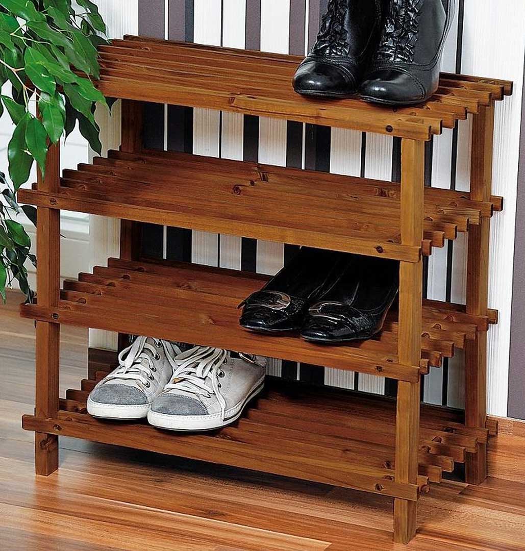 Polica Za Obuću - Cipelarnik od Drveta KESPER - dodatni pogled