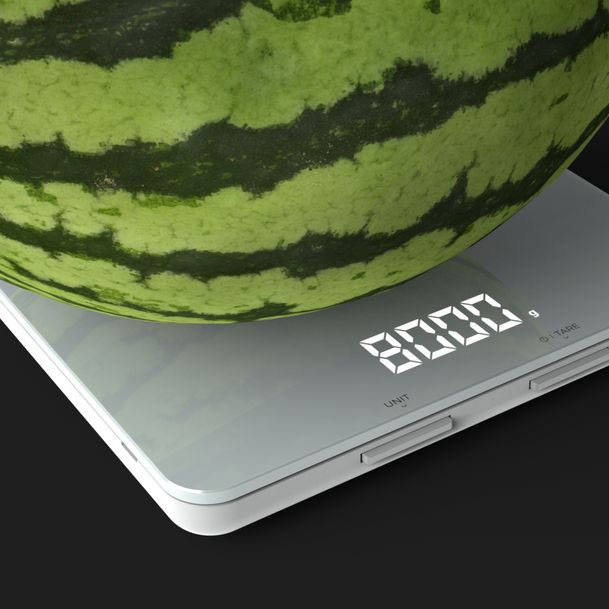 Aeno KS1S analitička kuhinjska vaga 8kg sa Bluetooth tehnologijom - dodatni pogled