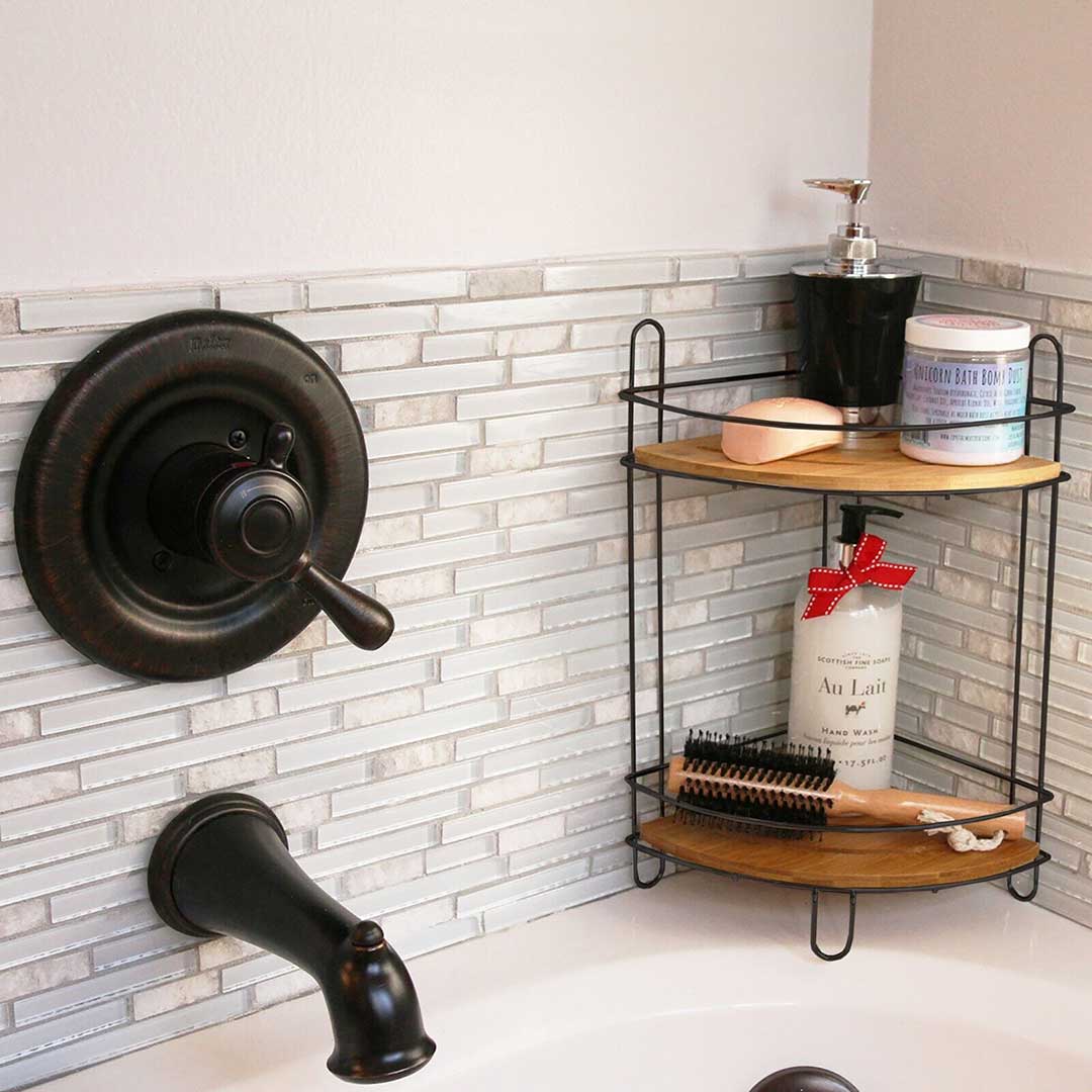 Višenamenska Viseća ili Samostojeća Polica Za Kupatilo i Kuhinju - dodatni pogled