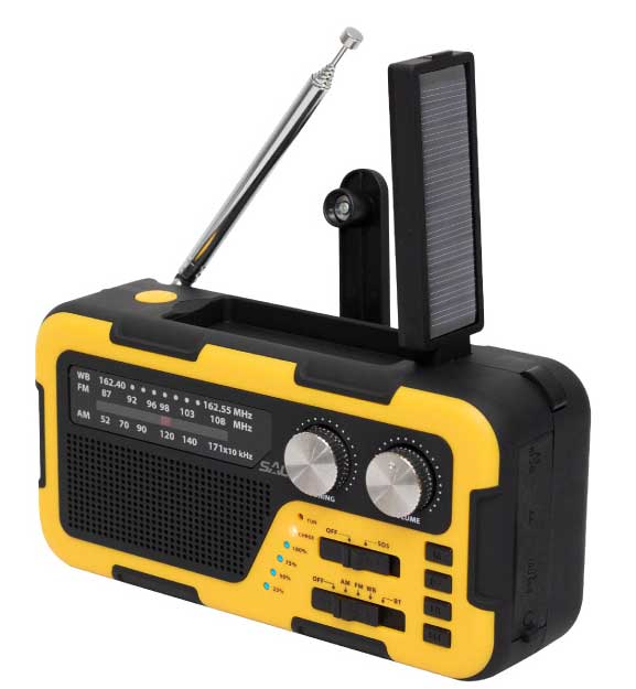 Kamperski radio uređaj sa hibridnim punjenjem SAL RPH2 - dodatni pogled