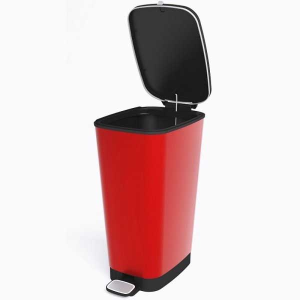 Kanta za otpatke sa pedalom 50L Kis Chic L Metalik crvena - dodatni pogled