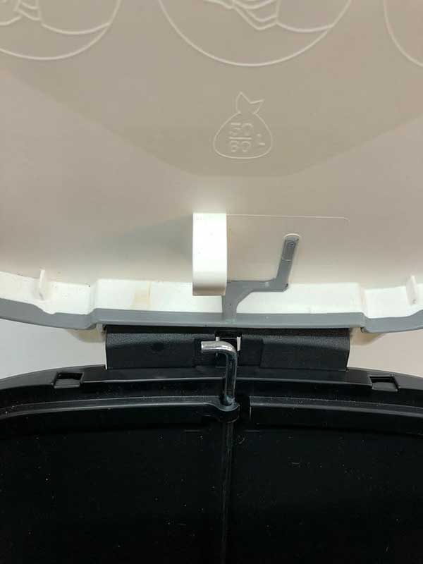 Kanta za otpatke sa pedalom 50L Kis Chic L Coffee - dodatni pogled