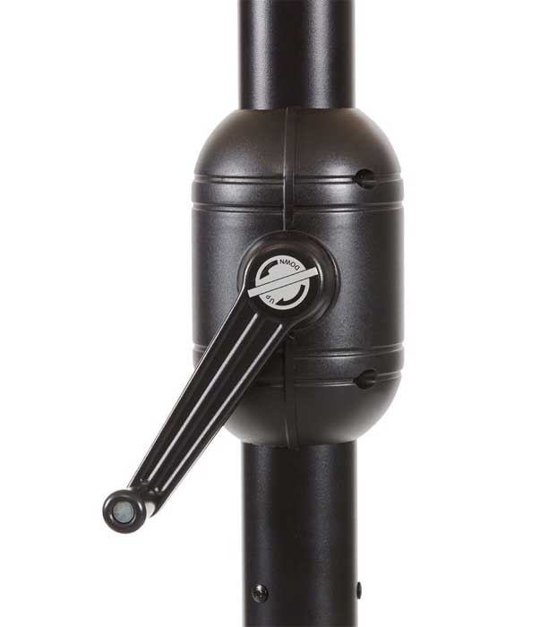 Veliki pravougaoni suncobran 280x280cm Sa ručicom za otvaranje - dodatni pogled