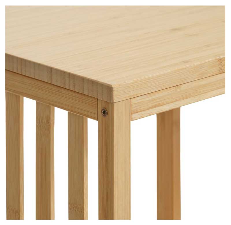 Dekorativna polica od bambusa 72x74x32cm - dodatni pogled