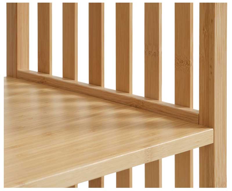 Dekorativna polica od bambusa 37x107x32cm - dodatni pogled