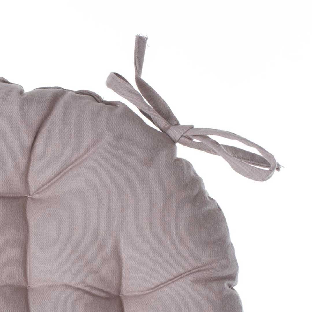 Okrugli Jastuk Za Stolicu Pod ili Palete Bež, Pamuk 40 cm Atmosphera Createur d Interieur - dodatni pogled