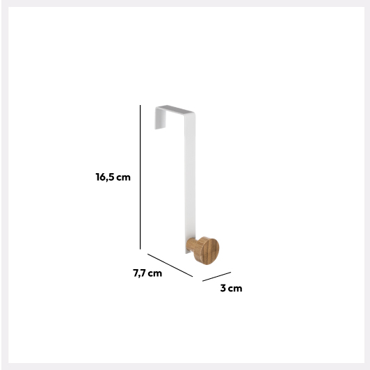 Kuka Za Vrata Sa Vešalicom Od Drveta 5five Simply Smart - dodatni pogled