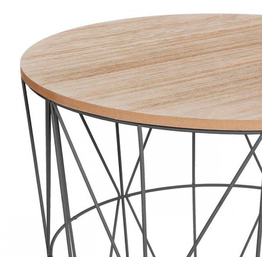 Stočić Sa Prostorom Za Odlaganje 41 cm Crni Atmosphera Createur d Interieur - dodatni pogled