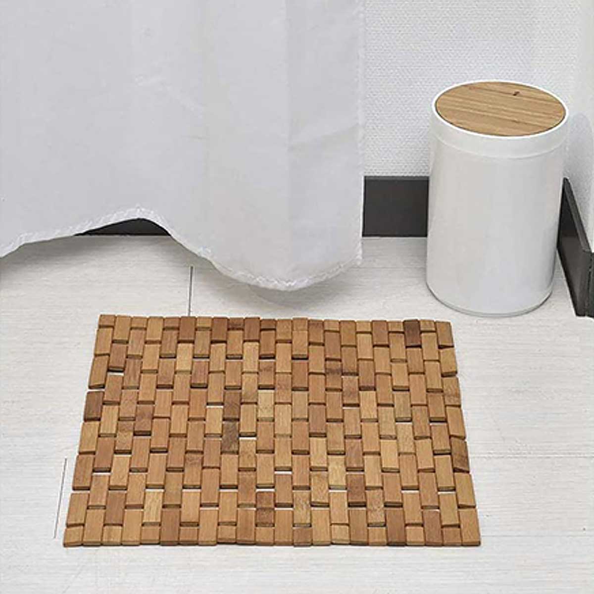 Prostirka Za Kupatilo od Bambusa 45 x 45 cm Tendance  - dodatni pogled