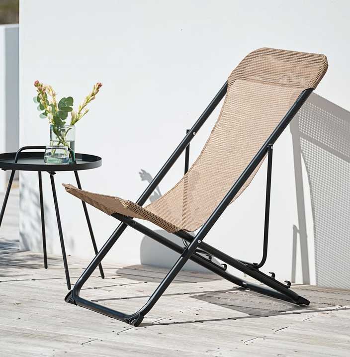 Sklopiva stolica za plažu Tenlys Natur - dodatni pogled