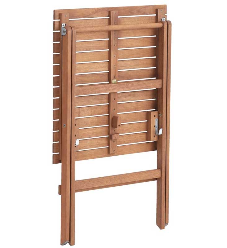 Sklopivi baštenski stočić WDS 62x62 Natur - dodatni pogled