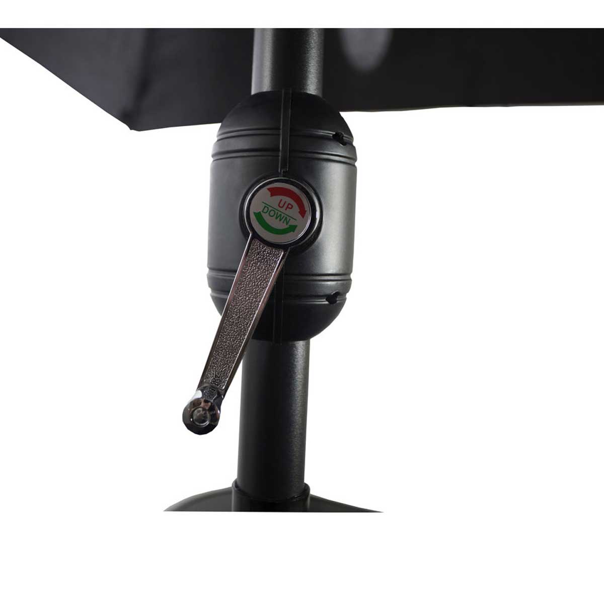 Fieldmann Suncobran 3 m sa Nagibom Crni - dodatni pogled