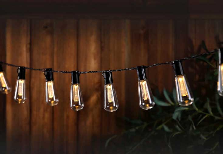 Solarne LED lampice 10kom. 4.7m ML-DS010 - dodatni pogled