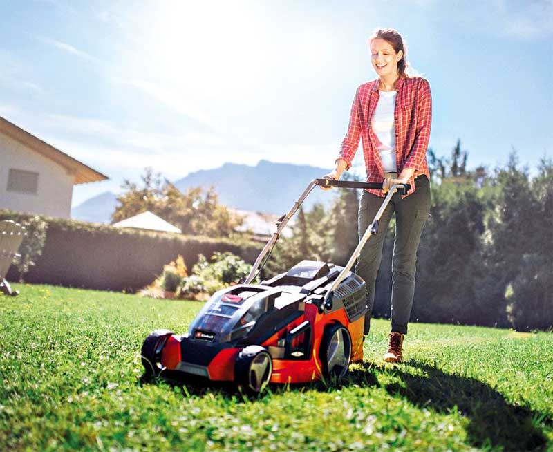 Akumulatorska kosačica za travu GE-CM 43 Li M Sa dve baterije i punjačem - dodatni pogled