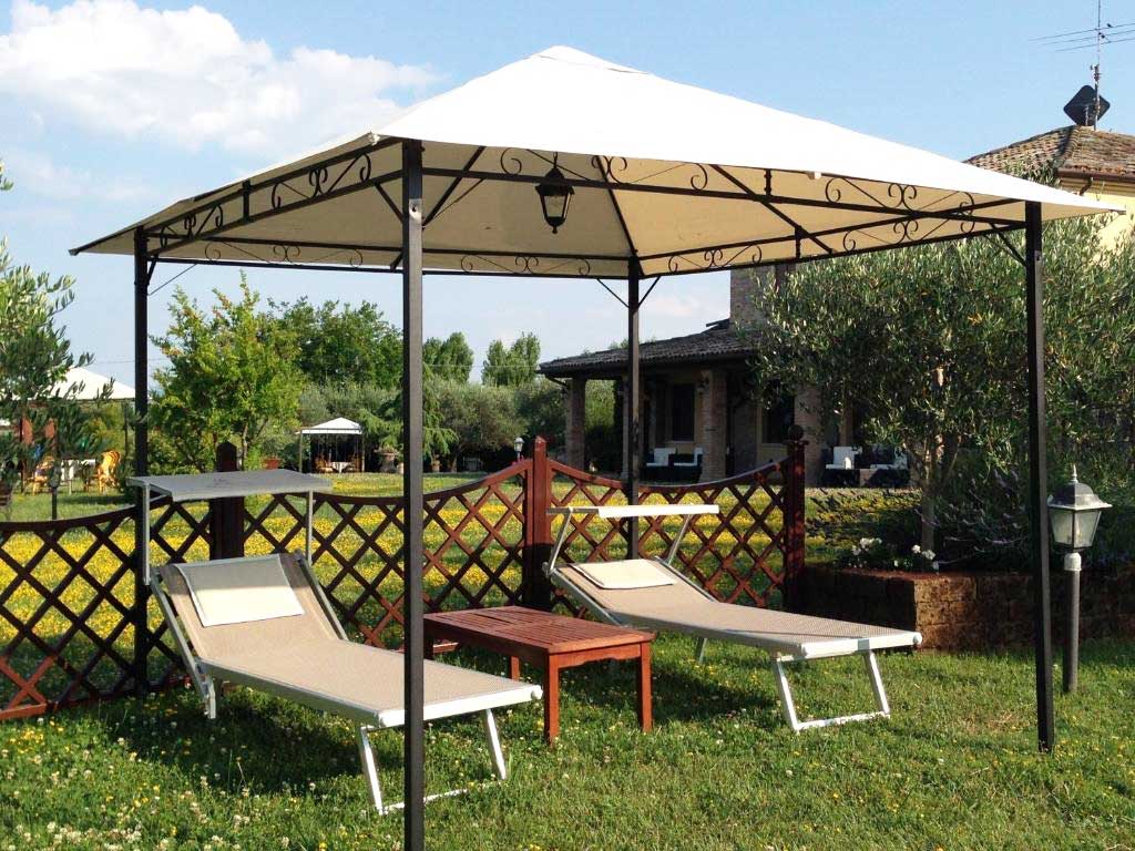 Paviljon - Gazebo sa čeličnom konstrukcijom 3 x 3 m Fieldmann - dodatni pogled