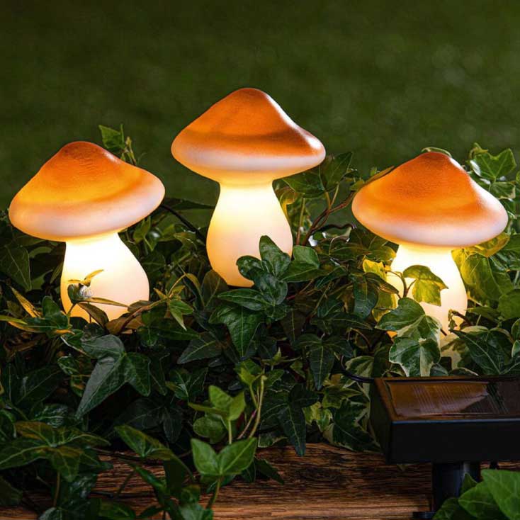 Solarna baštenska lampa Pečurke Modee ML-DS006 - dodatni pogled