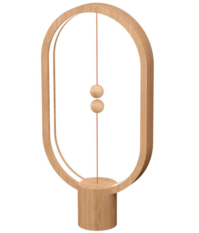 Stona LED lampa sa visećim magnetnim prekidačem Heng Balance Wood - dodatni pogled