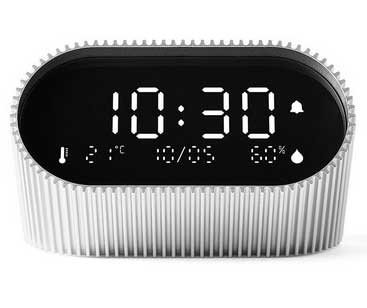 Multifunkcionalni sat sa alarmom i punjivom baterijom Lexon Ray Aluminium - dodatni pogled