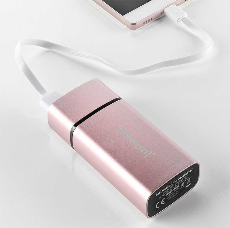 Intenso PowerBank 5200mAh Baterija za punjenje mobilnih uređaja Rose - dodatni pogled