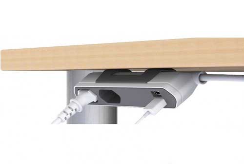 PowerBar produžni kabl sa nosačem 2xC-utičnice 2xUSB 1.5m Red - dodatni pogled