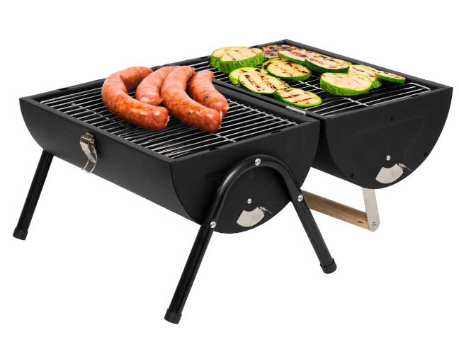 Prenosni sklopivi roštilj na ćumur GR01 - dodatni pogled