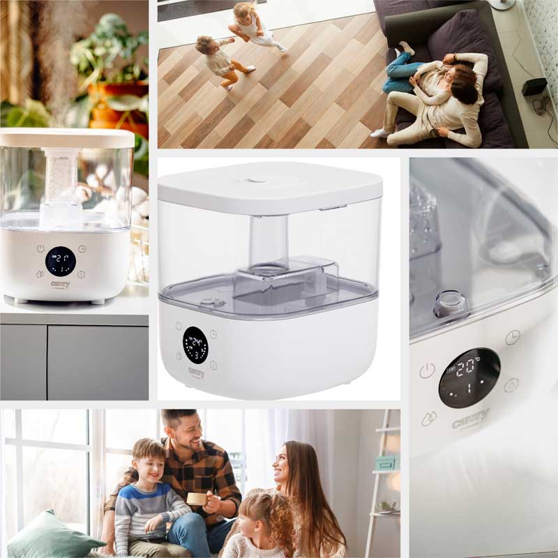 Ultrazvučni ovlaživač vazduha sa rezervoarom od 5 litara Camry CR 7973w - dodatni pogled