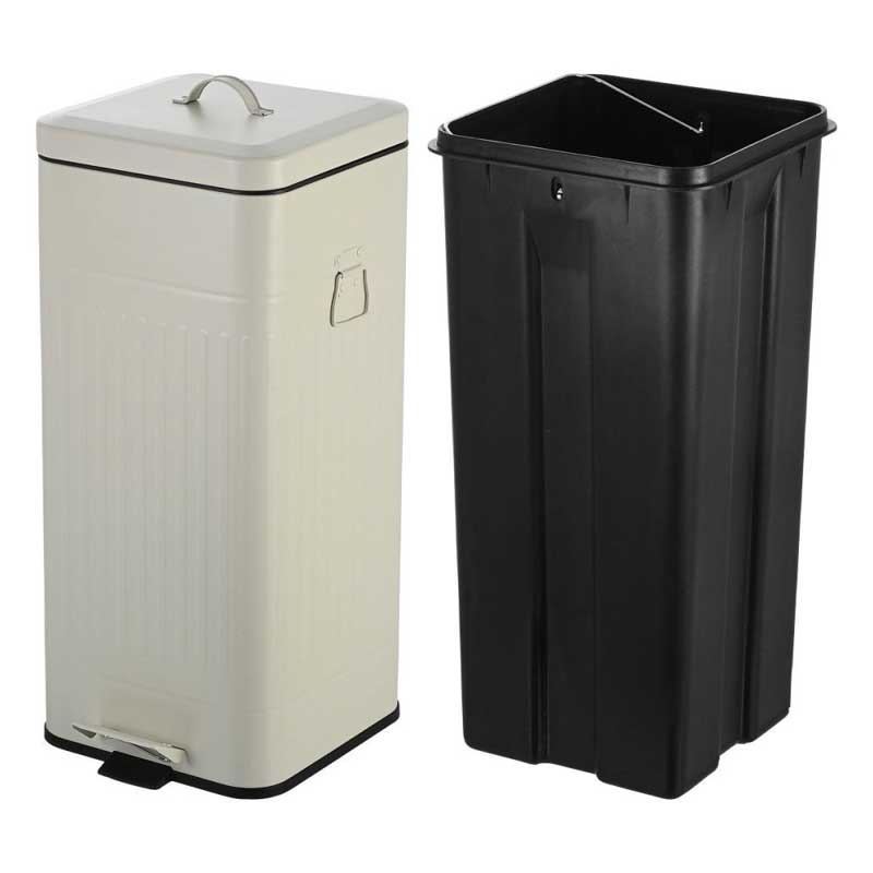 Kanta za otpatke sa mehanizmom za meko zatvaranje 30L Estia Antigua Ivory - dodatni pogled