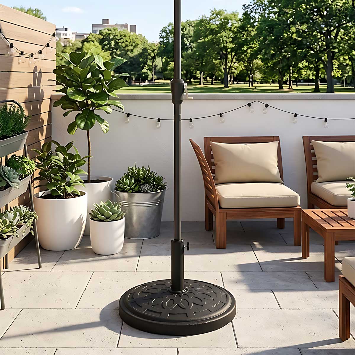 Postolje Za Suncobrane Prečnika Nosača 32, 38 ili 48 mm - dodatni pogled