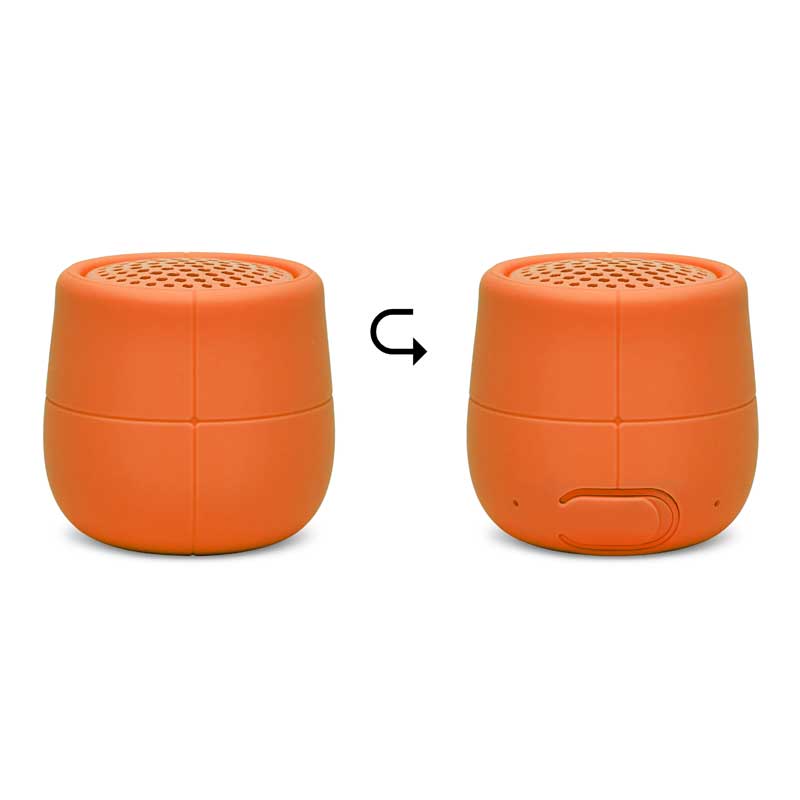 Plutajući Bluetooth zvučnik Lexon Mino X narandžasti - dodatni pogled