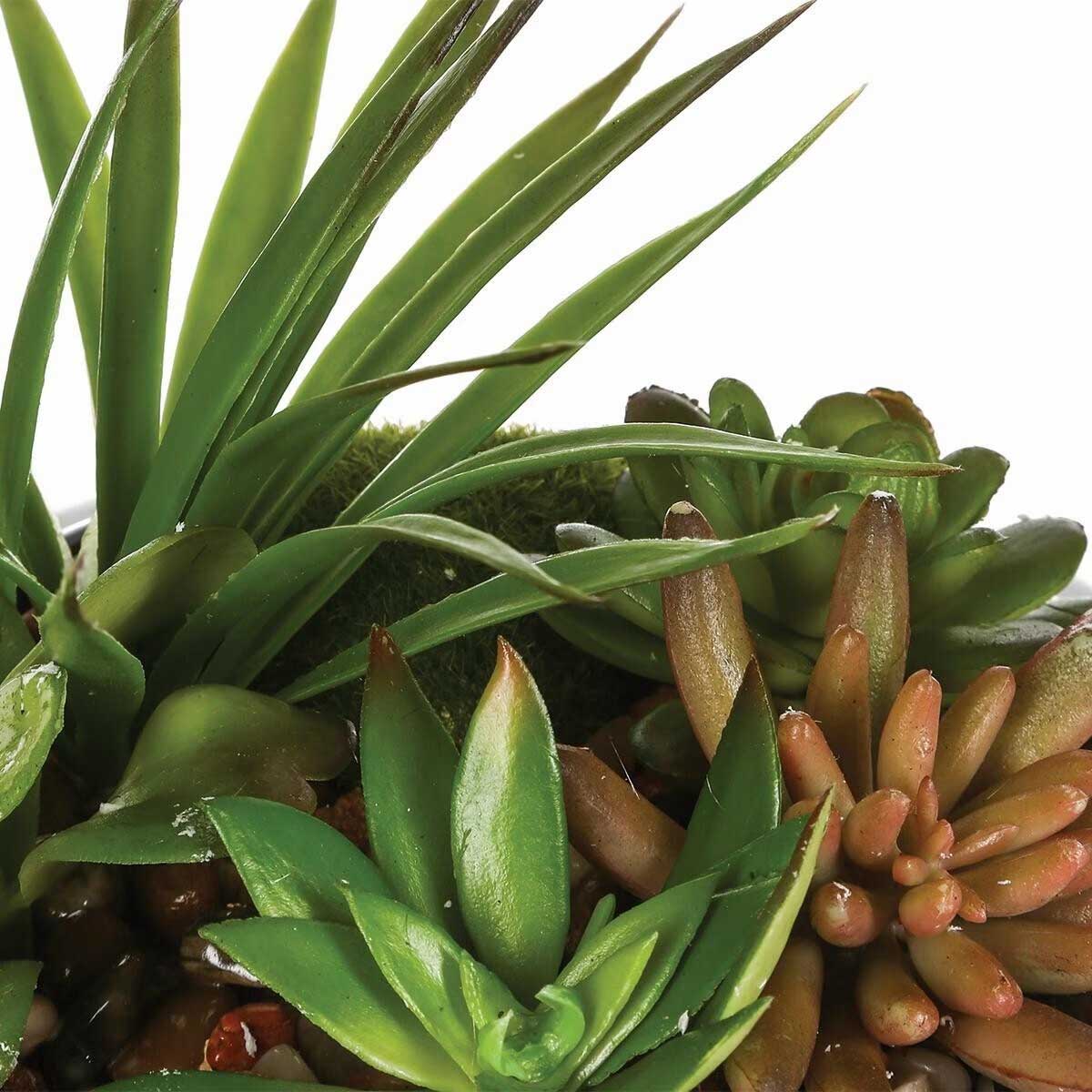 Aranžman od Veštačkih Biljki Čuvarkuća u Keramičkoj Saksiji Atmosphera Createur d interieur - dodatni pogled