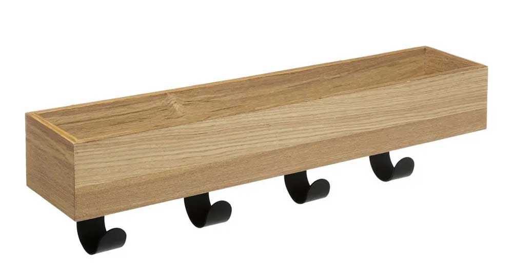 Čiviluk Sa 4 Kuke i Kutijom za Odlaganje Telefona i Ključeva 5five Simple Smart - dodatni pogled