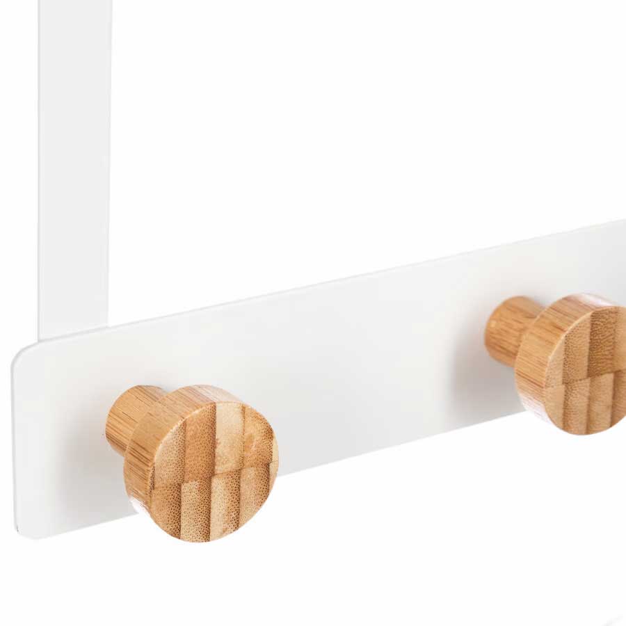 Čiviluk Za Vrata - 5 Vešalica Beli - 5five Simply Smart - dodatni pogled