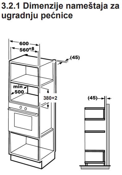Beko Ugradna mikrotalasna rerna BMGB 25333 WG 25L - dodatni pogled