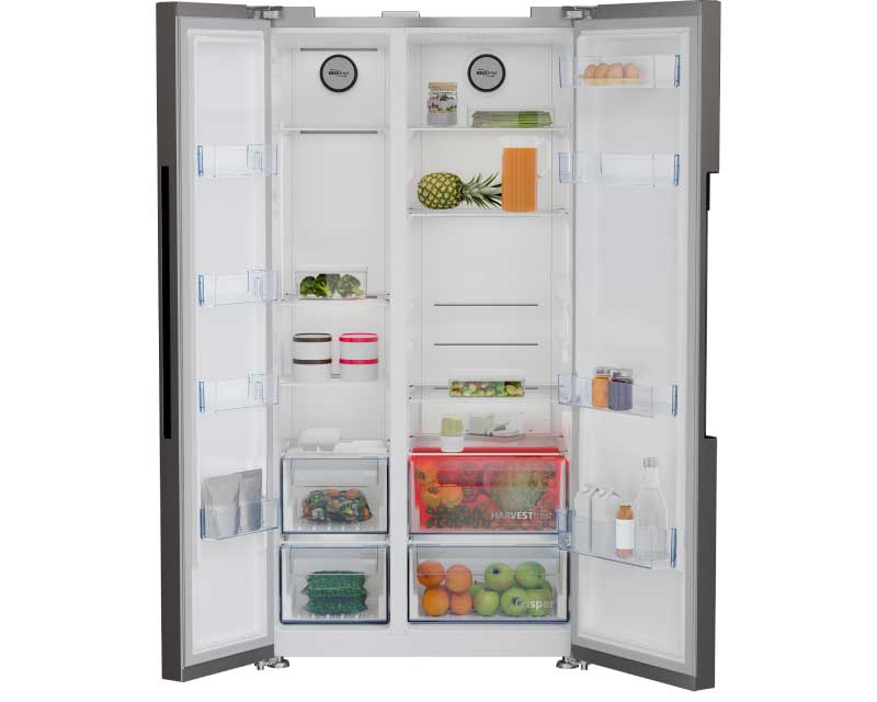 Frižider sa zamrzivačem Side-by-Side 580L Beko GN163140SN - dodatni pogled