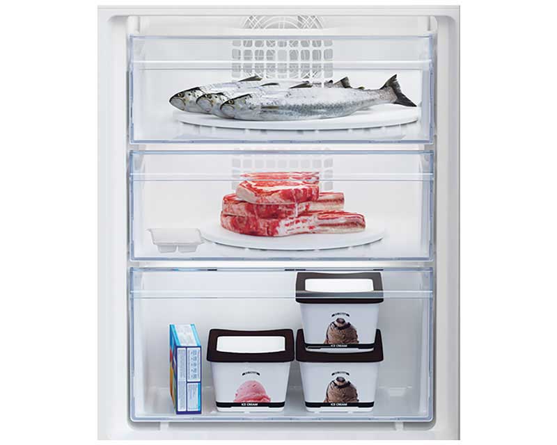 Ugradni kombinovani frižider 262L Beko BCHA275K41SN - dodatni pogled