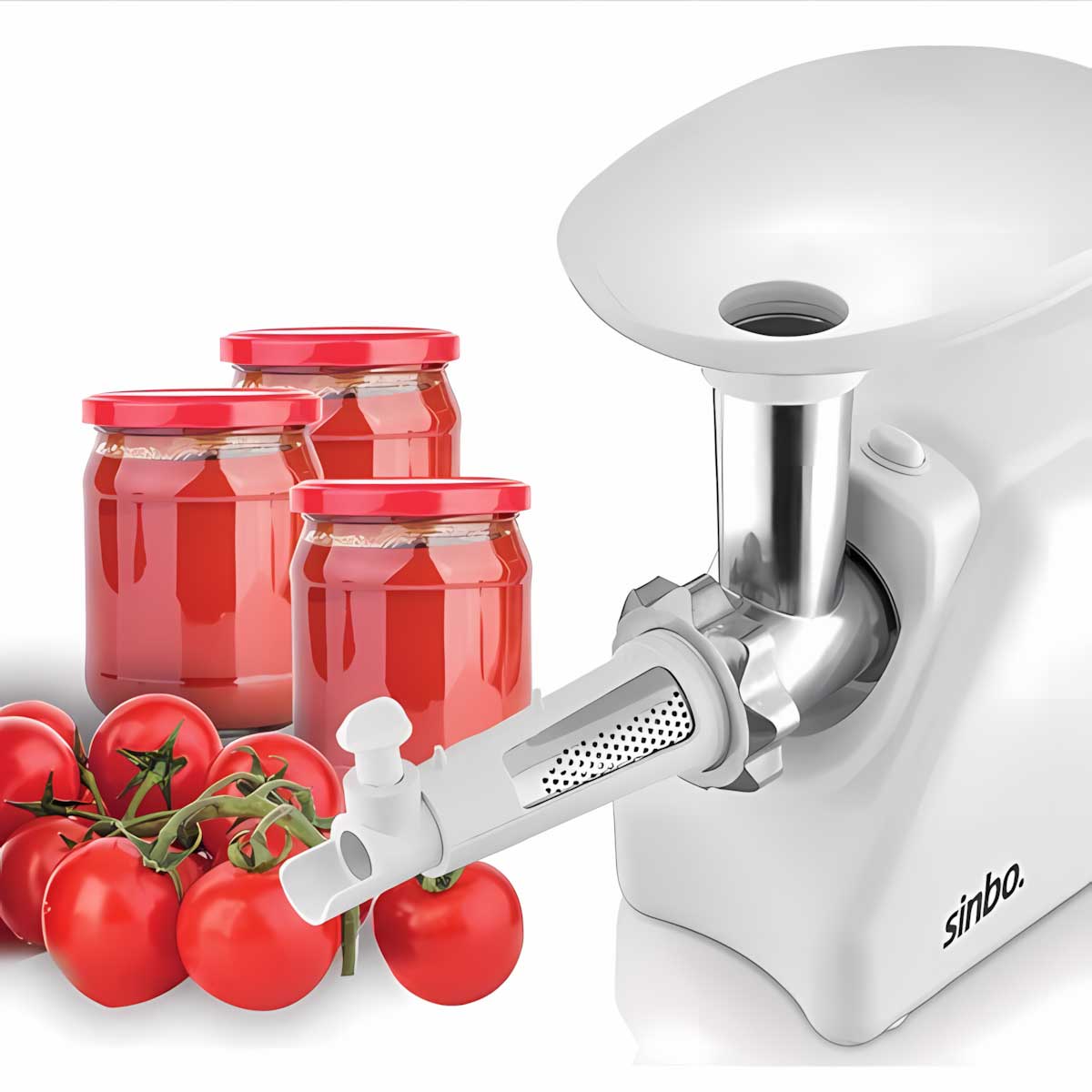 Električna Mašina Za Mlevenje Paradajza, Mesa, Pravljenje Kobasica i Kebaba - dodatni pogled