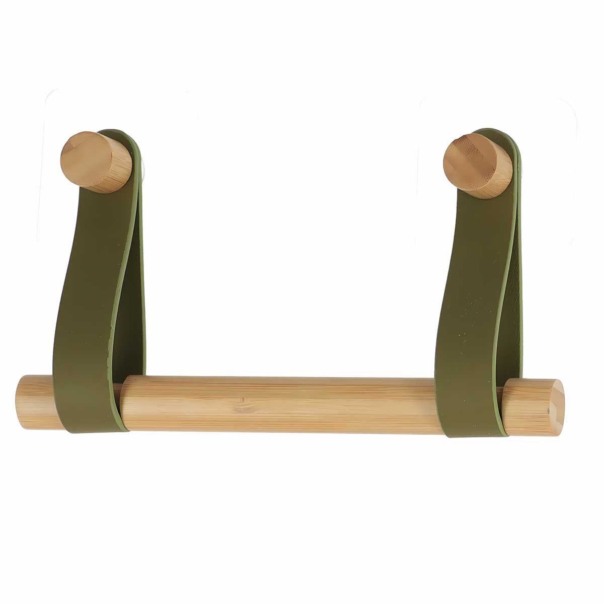 Samolepljivi Držač Toalet Papira Sa Nosačima od EKO Kože Green - dodatni pogled