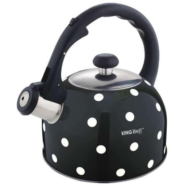 Kinghoff KH1051 Čajnik Sa Piskom I Tufnama Crni 2.6L - dodatni pogled