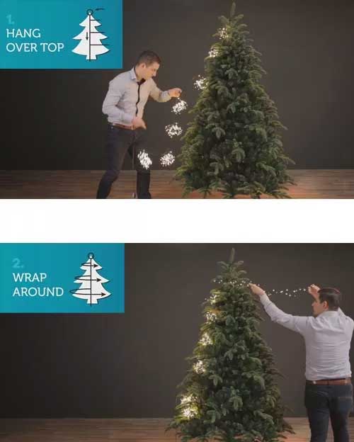 Lumineo Stepenaste LED lampice 1-2-glow basic 126 LED WW 49.5465 - dodatni pogled