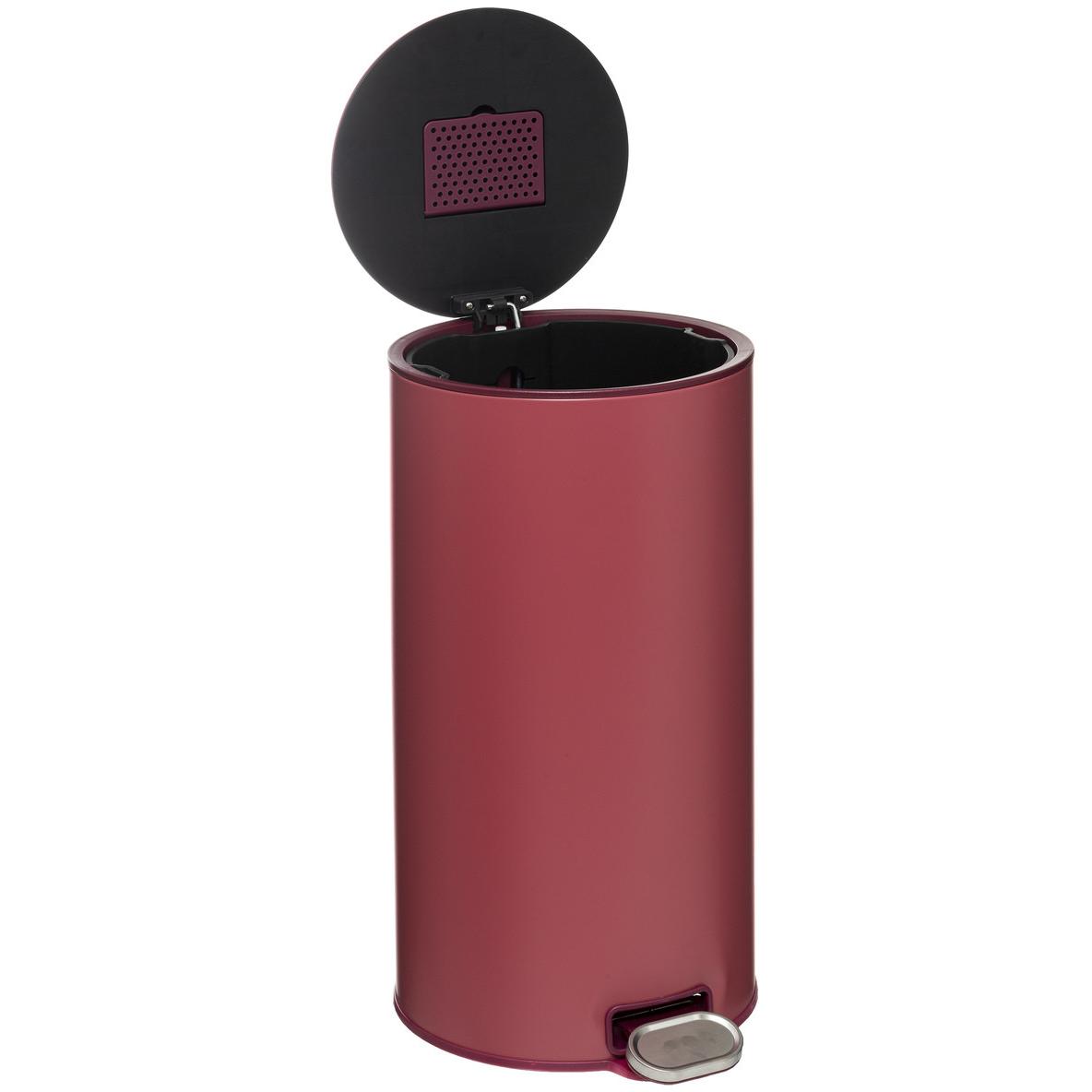 Five Kanta Za Smeće Na Papučicu sa ugljenim filterom - 30 Litara Metal Crvena - dodatni pogled