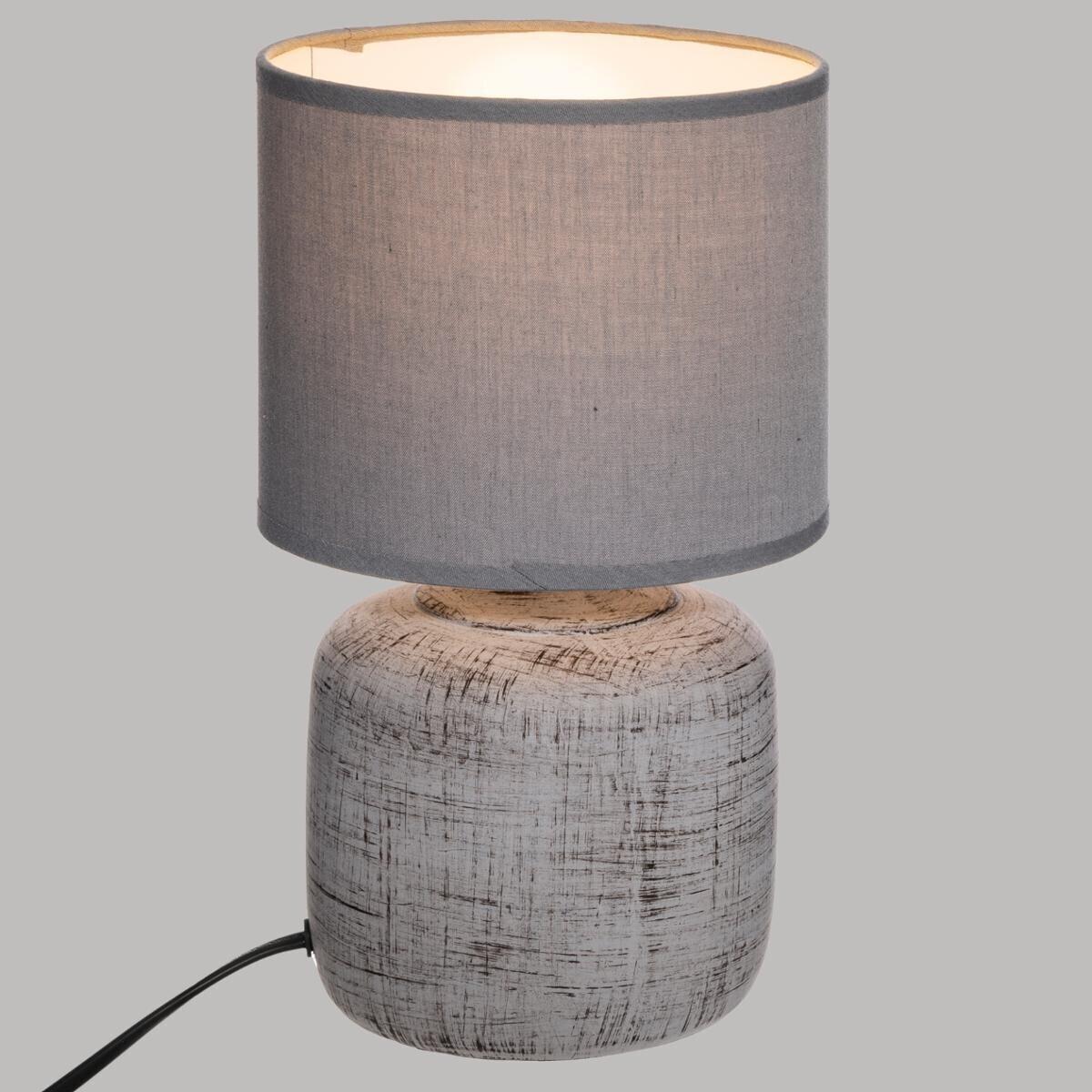 Atmosphera Stona Lampa Salta 26.5 cm Siva - dodatni pogled